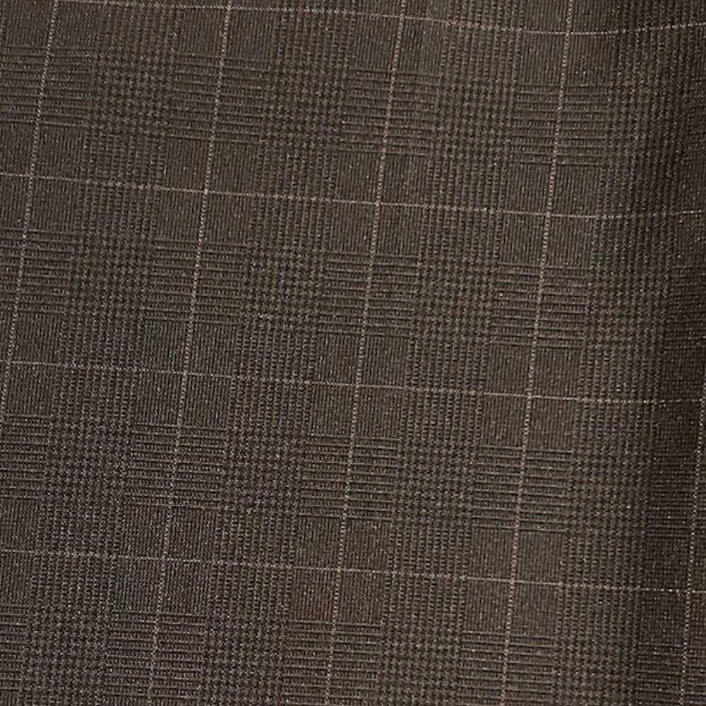 White Stag Brown Plaid Straight Leg Trousers Women's Size 10 PETITE - Picture 5 of 9